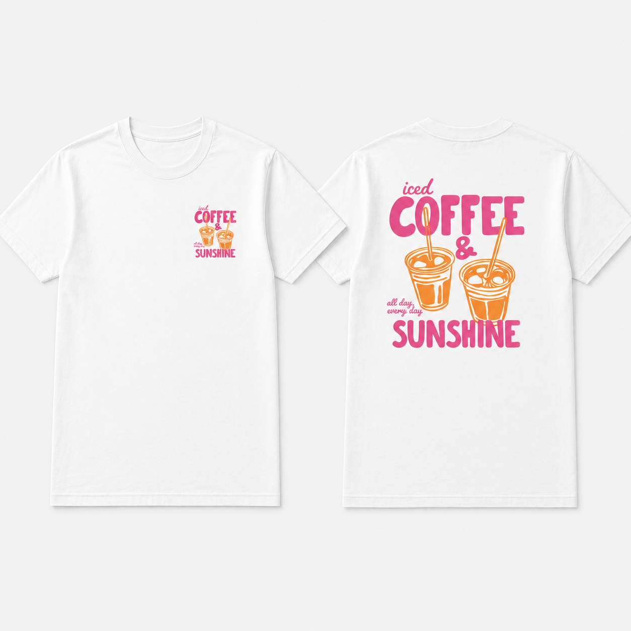Iced Coffee & Sunshine Shirt